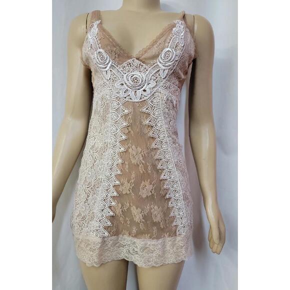 Other - ONE OF ONE Kokholm Sisters Women's Size M Luxurious  Lace Brown babydoll #B